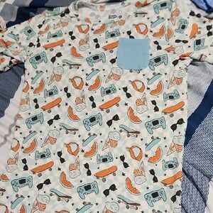 Kids Short Sleeve Tee with Fun Print